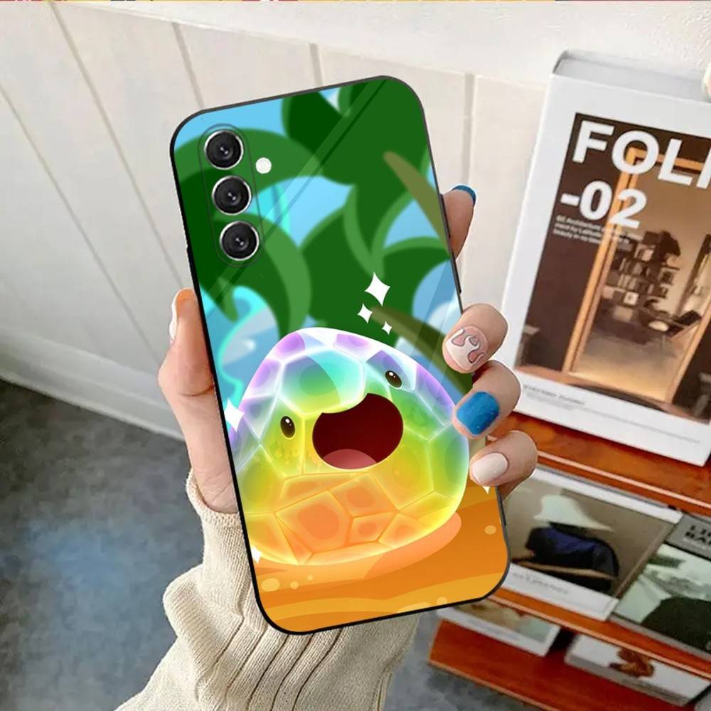 Game S-Slime Rancher Phone Case Phone Case For Samsung Galaxy A13,A21s,A22,A31,A32,A52,A53,A71,A80, Soft Black Shell