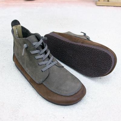 Fashion Old Soft Cowhide Women's Shoes Flat Women's Ankle Boots Lace-up Old Shoes Soft, Comfortable and Healthy Warm Fluffy Snow Boots