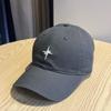 New high-quality soft-top brushed baseball cap for women, spring and summer trendy sun protection cap, solid color cap for men