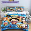 3pcs One Piece Adventure Bedding,Quilt Set Quilt Cover Pillowcase Home Birthday Gift (1 * Duvet Cover + 2 * Pillowcase). S7280111