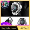 Autostickers Voor Alfa Romeo Auto Schakelaars Knop Motor Start Stop Metalen Beschermende Ring Afdekking Voor Alfa Romeo Giulia Stelvio Juni