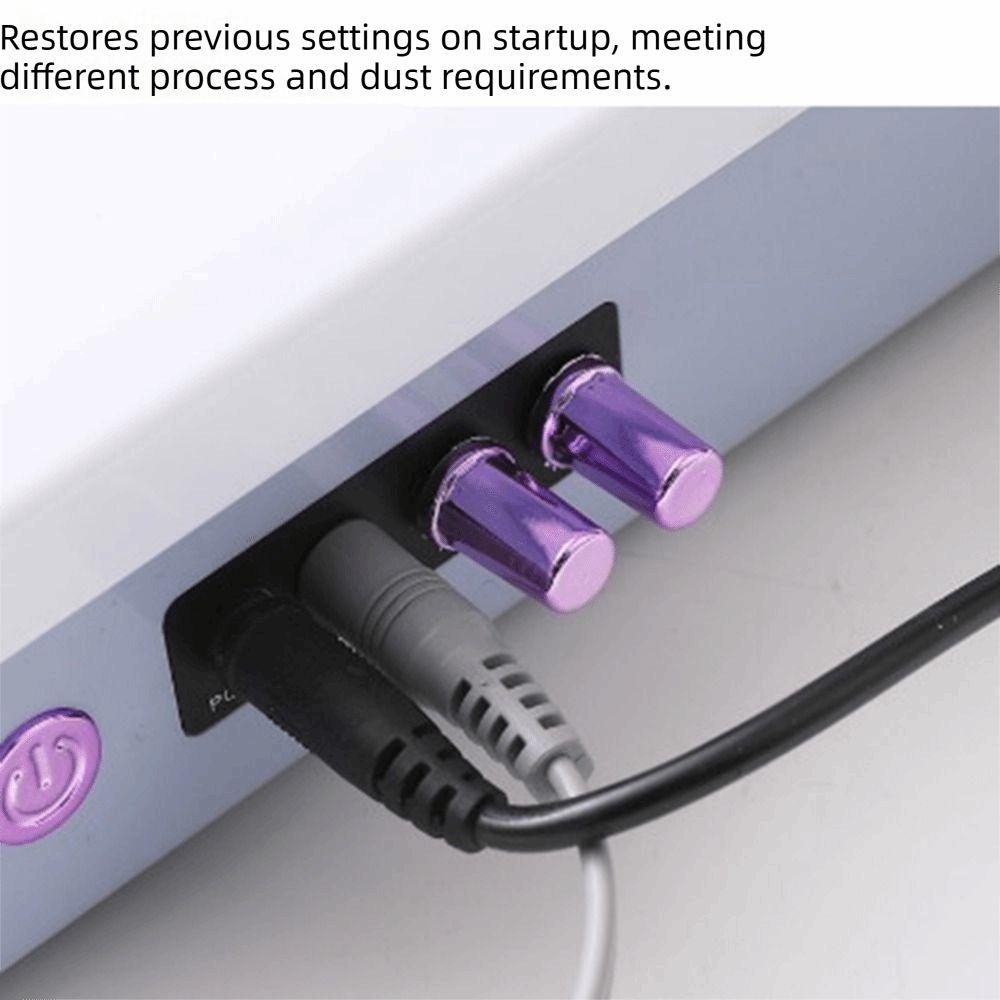 UV Lamp 3-in-1 Nail Vacuum Cleaner Powerful Suction LED Nail Lamp  Nail Polish Application