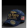 Șapcă de baseball imprimată 3D pentru a 250-a aniversare a Marinei SUA, pentru femei, reglabilă, tip snapback, 2025