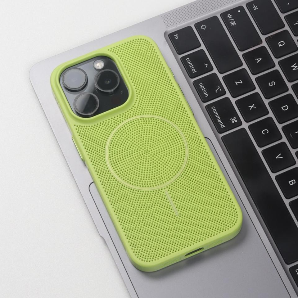 Cute Magnetic Heat Dissipation Phone Case for iPhone 14 15 16 Plus 11 12 13 16 Pro Max Matte Magsafe Charging Shockproof Cover