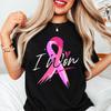 Breast Cancer Awareness Women T-Shirt I Won Pink Ribbon Survivor Graphic Tee