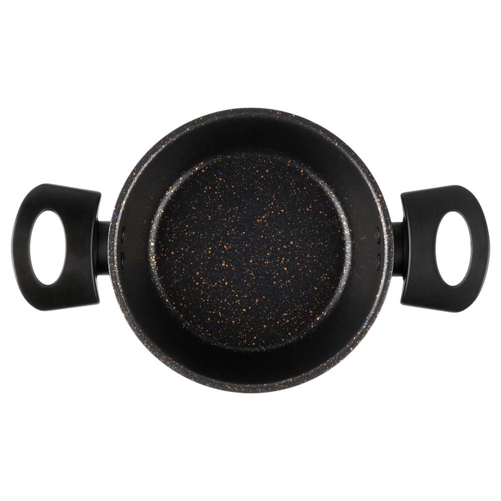 Non-stick Granite Pot for Cooking Stewing Basic 16 Cm 1.2L