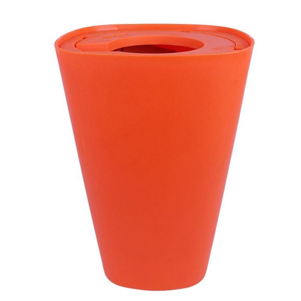 

360-Degree Rotation Inverted Sky Garden Hanging Pot plastic Upside-Down Hanging Planter Pot New Upside Down Planter Flowerpot оранжевый