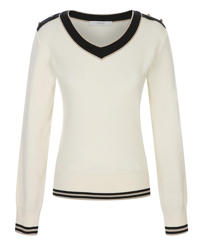 VANAKE Simple V-Neck Knit_Vb42Ktq322Z