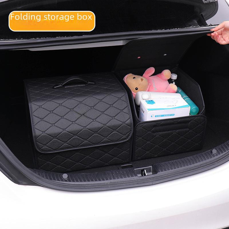 Camellia Car Trunk Storage Box: Multi-functional Organizer for Women