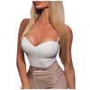 Women's Fashion Sexy Women's Bodysuit with Solid Color Camisole Outer Jumpsuit