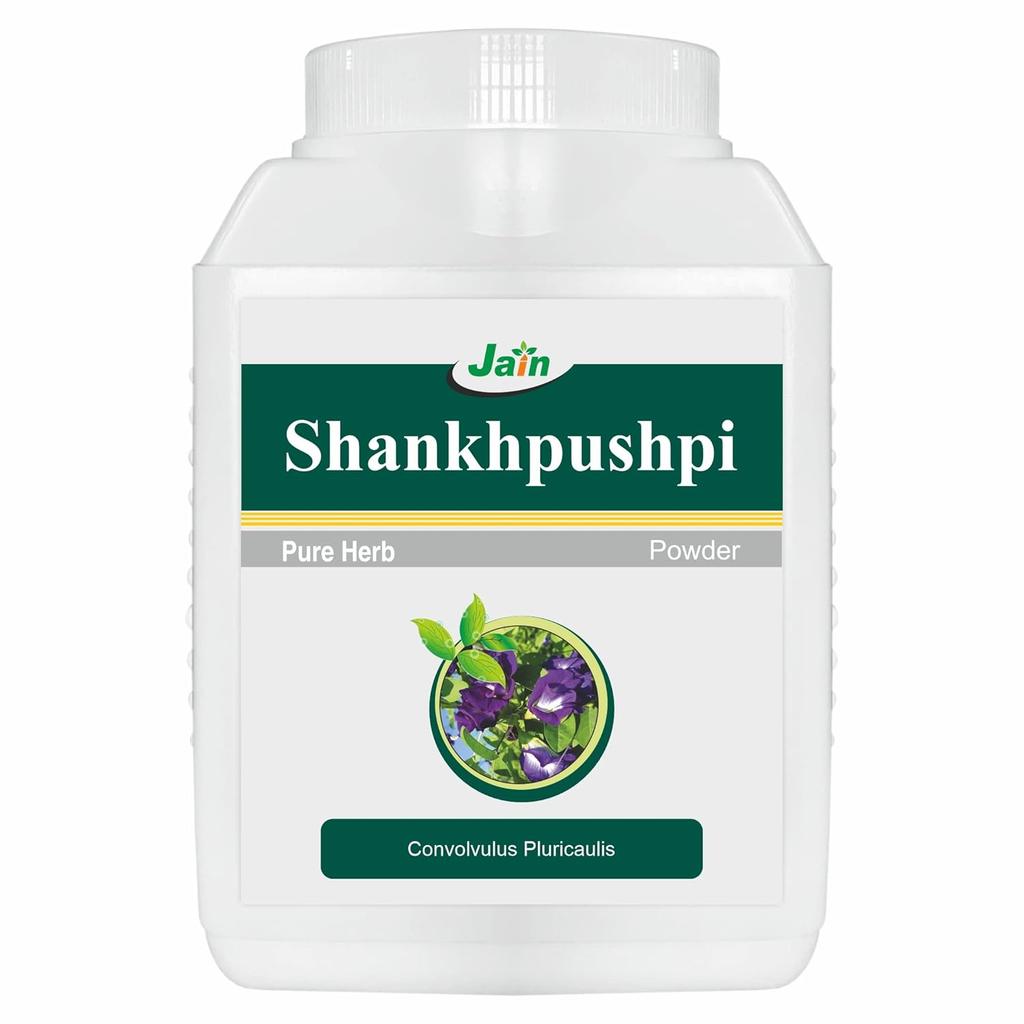 Jain Shankhapushpi Convolvulus Pluricalis Pure Powder 400 G Pack Of 1 For Wellness & Cognitive Support