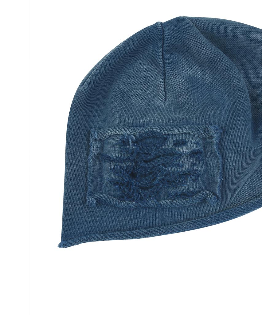 Matile Destroyed Vtg Washed Beanie / Navy