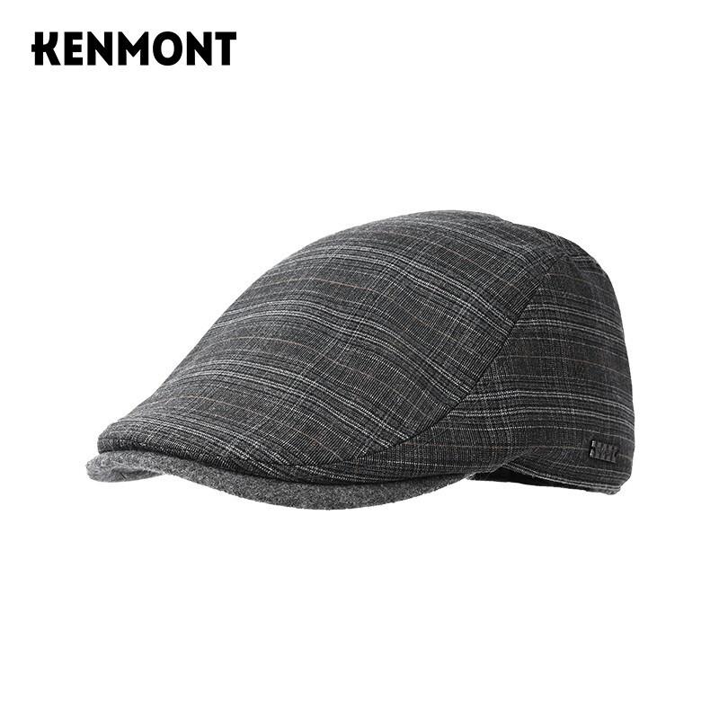 Kenmont Men s British Plaid Lambswool Flat Cap KM-5215 One Size