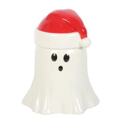 Ghost With Santa Hat Oil Burner