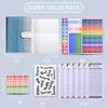 Macaron A6 Loose-Leaf Notebook for Phone, Cash, Budget, & Financial Planning