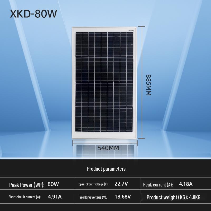 Brand New 200W Monocrystalline Solar Panel for 12V/24V Photovoltaic Power System - Free Shipping