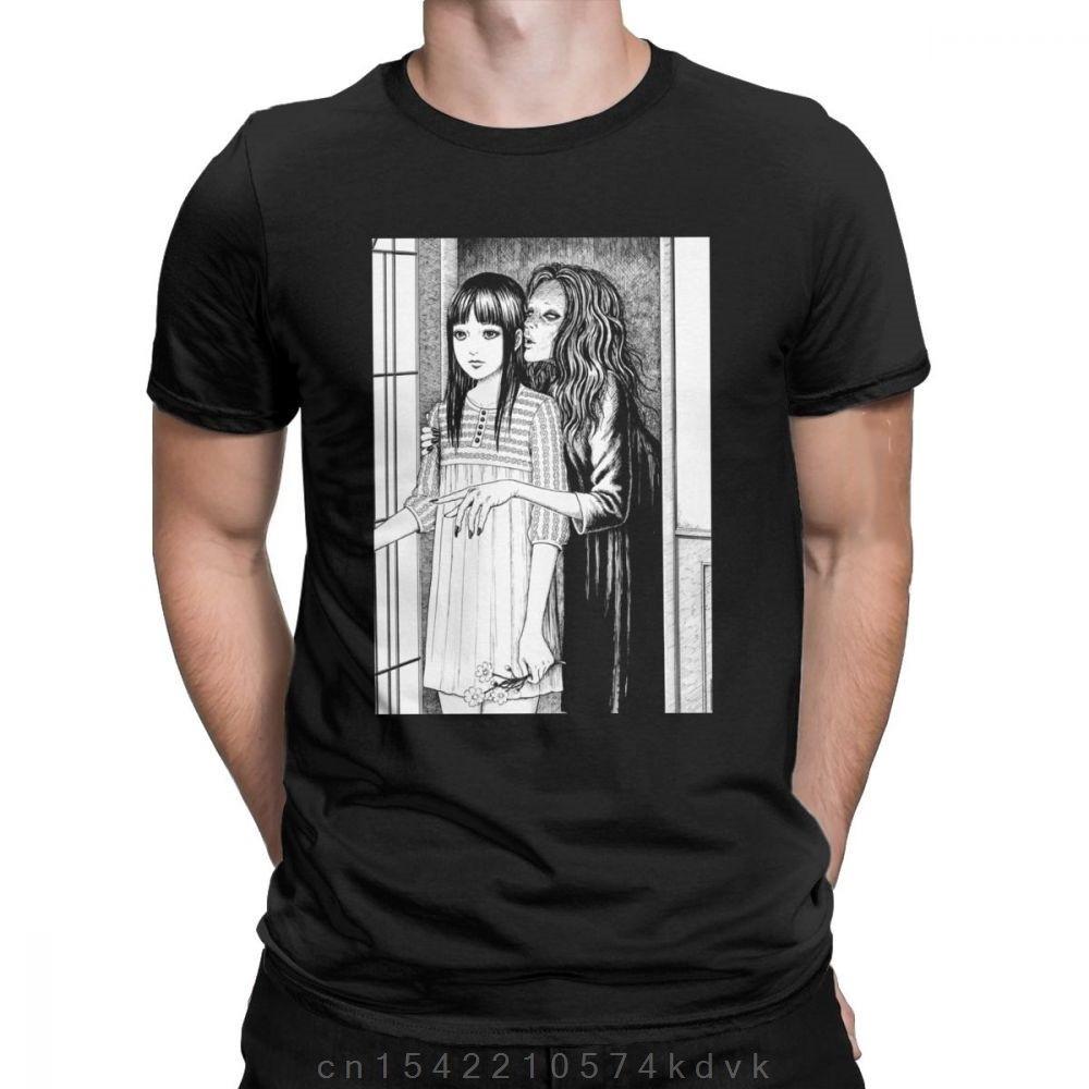 Unisex Junji Ito T Shirt Tomie Japanese Kago Unisexga Horror Tomie Harajuku Cotton Clothing Short Sleeve Tees Party TShirts
