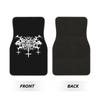 Tappetini per Auto Gothic Satanic Warmaster Neri Metal Non-Scivolo Accessori Auto Decorazione Tappetini Anteriori e Posteriori 4 Pezzi Universali