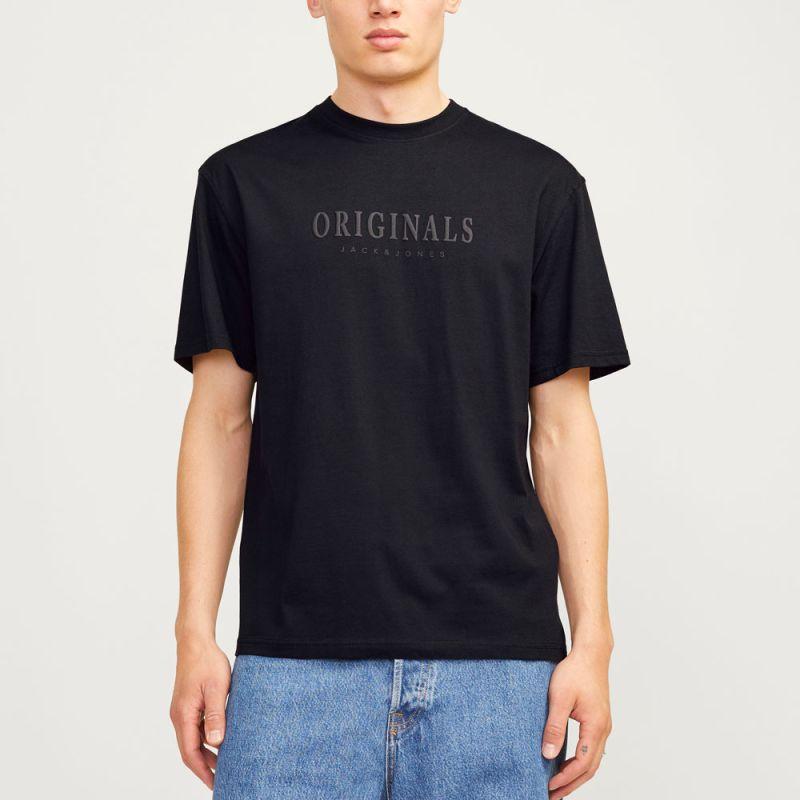Tee shirt coton frederiksberg col ras de cou manches courtes Homme JACK & JONES
