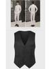 Gilet de costume pour homme coupe slim style coréen - Nouveau design sans repassage