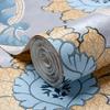 European Style Wallpaper Thickened Deer Skin Velvet Bedroom Living Room 3D Non-woven Fabric Wallpaper Home Decor Papel De Parede