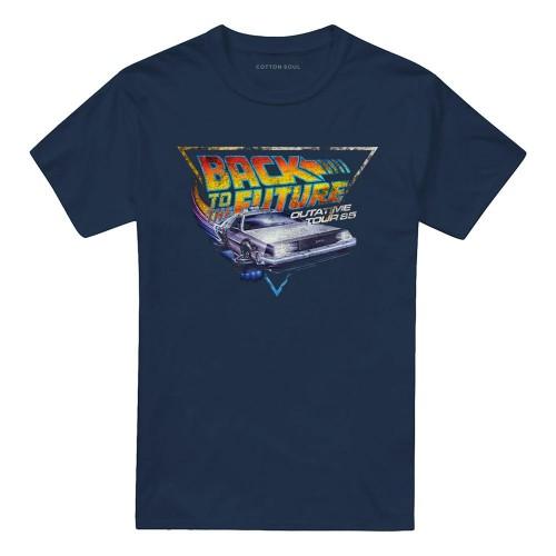 Back To The Future Unisex Adult Tour T-Shirt