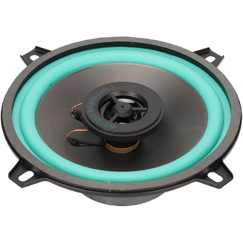 Car Coaxial Audio Speakers Stereo, 100W 4 Ohm Mid Range High Sensitivity 5 Inch 2 Way Car Coaxial Speaker for All Car Sound Systems