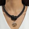 Accessories, knotted leaves, starfish scallops, exaggerated necklaces, simple drawstring pendant necklaces