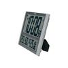 Seiko Clock Wall Clock Office Type Radio Wave Large Digital Calendar Temperature Humidity Display Seiko Nextime Silver Metallic Body Size: 23.0 X