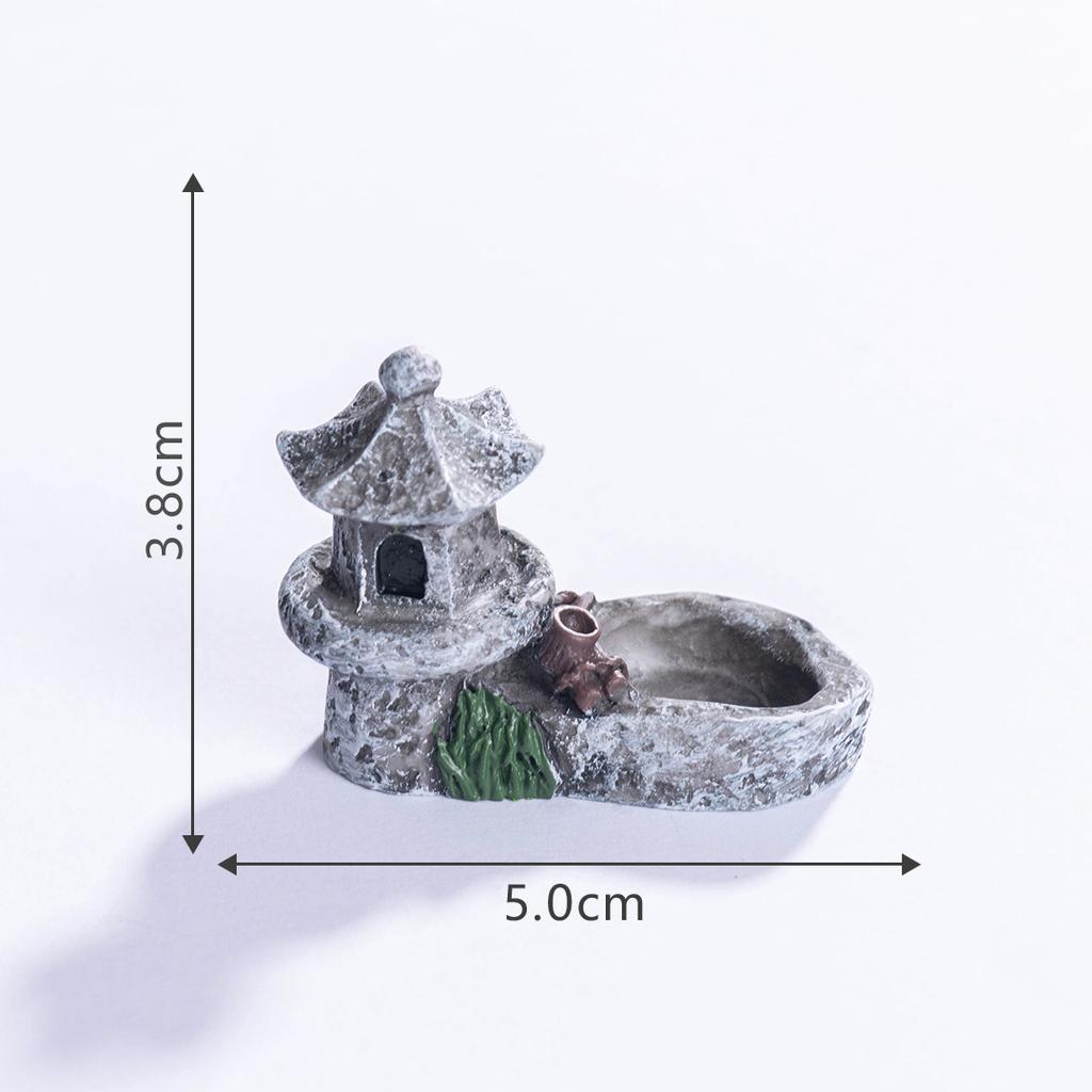 Creative Simulation Pool Figurine Ponds Model Resin Craft Moss Micro Gardening Landscape DIY Decorative Accessories