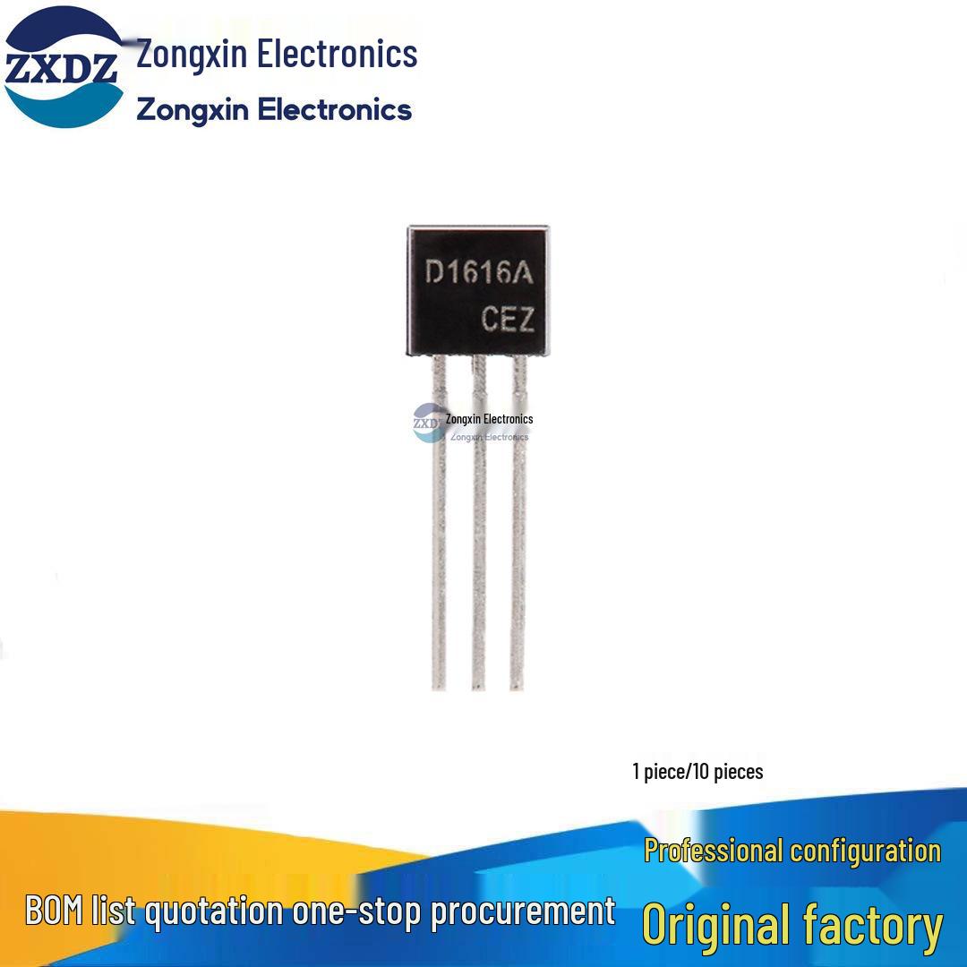 

2SD1616A TO-92 NPN Transistors, 120V 1A (Pack of 10)