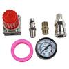 1/4 Air Pressure Regulator Pressure Reducer Pressure Control Valve With Pressure Gauge 175PSI For Air Compressor Pressure Switch