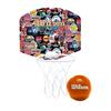 Wilson NBA Team Retro Collage Mini Basketball Hoop Set