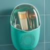 Plastic Chopsticks Cage Wall Mounted Cutlery Drain Rack Chopsticks Storage Box  Home