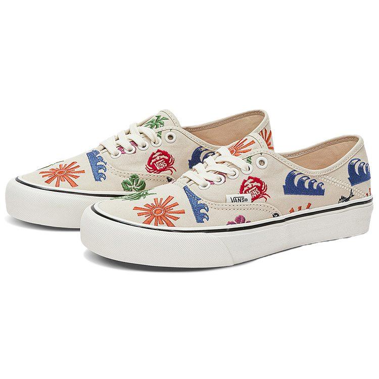 Vans Authentische Low-Top Freizeit-Skate-Schuhe Unisex Weiß VN0A5HYP2N1