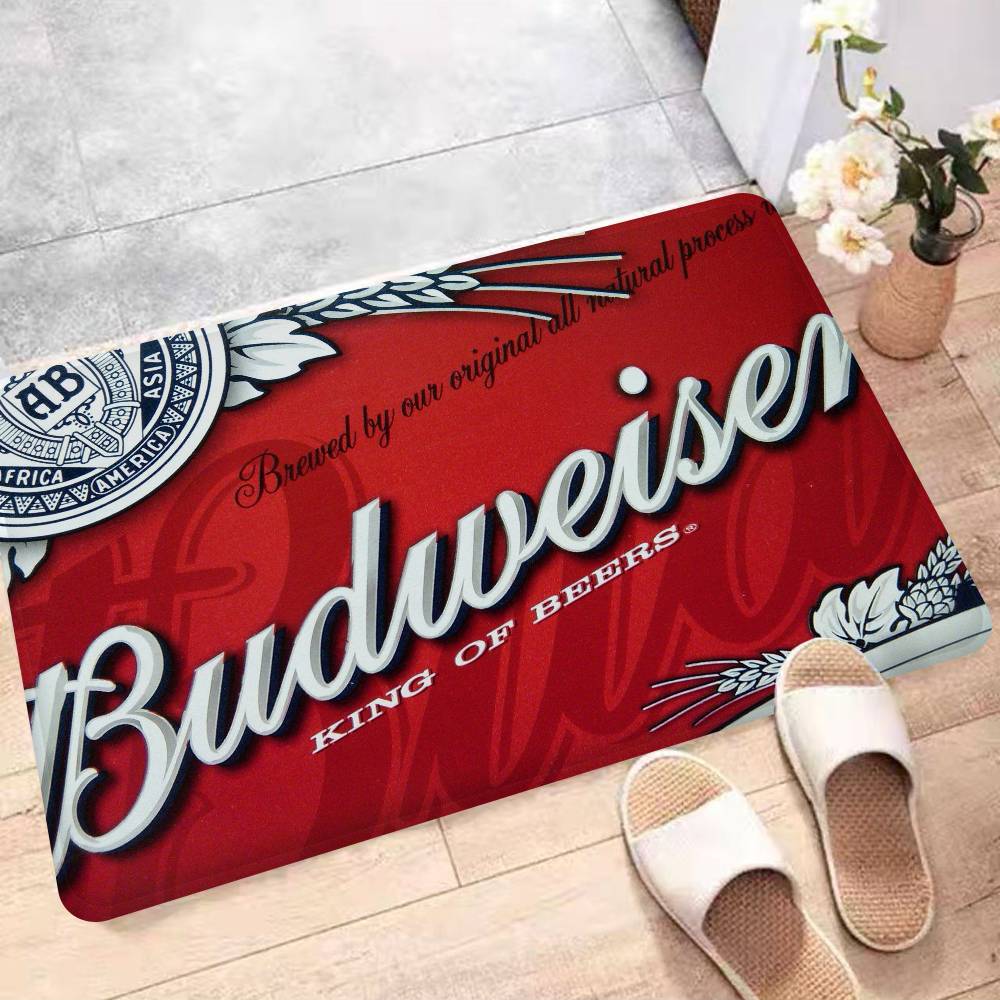 B-Budweisers Floor Mat Non-Slip Laundry Room Mat Laundry Decor Balcony Child Living Room Household Carpets