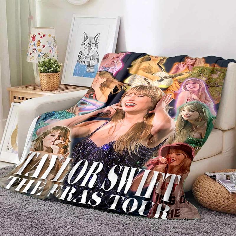 3D S-Swift Fashion Blanket,Soft Throw Blanket for Home Bedroom Bed Sofa Picnic Travel Cover Blanket Kids Gift