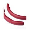 Car Steering Wheel Cover Round/D-Shaped Ultra-Thin Breathable Wear-Resistant Nappa Leather Handle Cover Non-Slip Sports Style Suitable for All Seasons