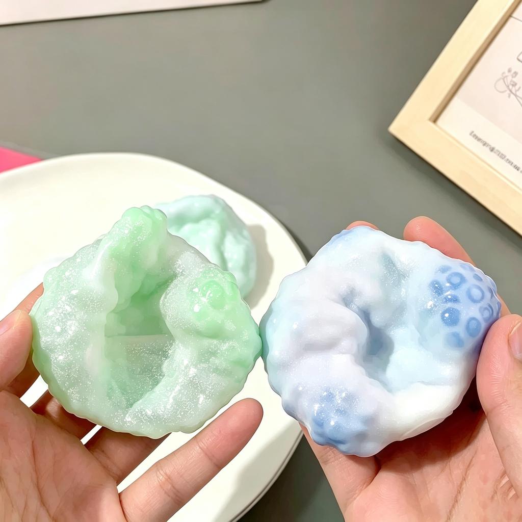 ASMR Vacuum Squishy Squeeze Ball Cute Noisy Sensory Fidget Toy Anti-stress Relax Desktop Stress Relief Toy