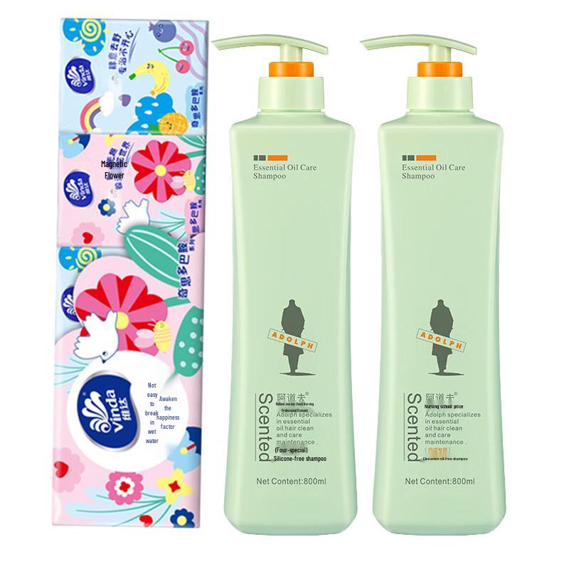 Vinda Tissues & Silicone-Free Shampoo Bundle