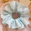 Elegant Hair Scrunchies for Women Large Double Layer Elastic Hair Scrunchy