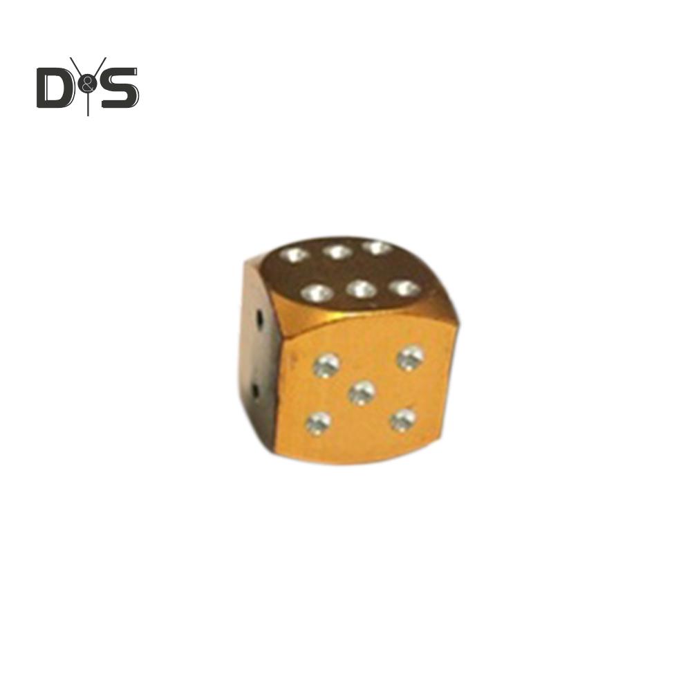 Super Wind Dice Shape Car Motorcycle Wheel Tyre Air Valve Stem Anti-dust Cover Caps