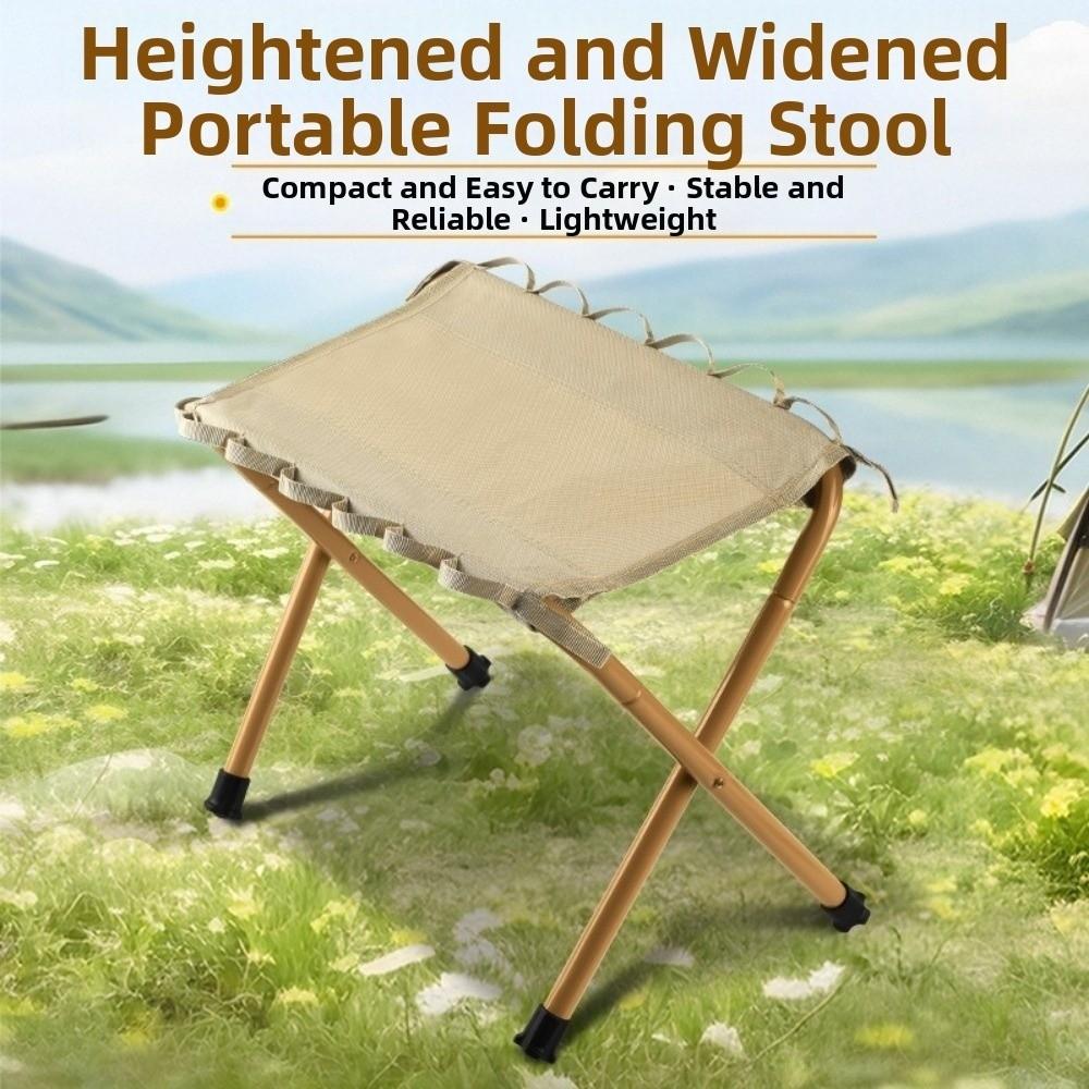 Compact Design Camping Stools Lightweight Fishing Chair Folding Foot Stool Outdoor Camping