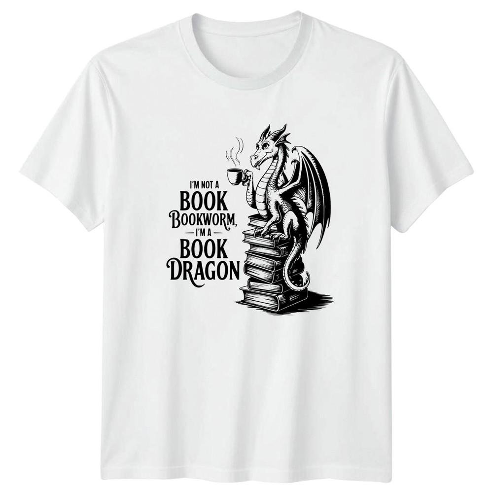 I Am Not A Book Bookworm TShirt Dragon Lover Literature Reading S