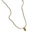 2023 Trendy Women's Rice Grain Letter Necklace - Minimalist Style with Niche Design