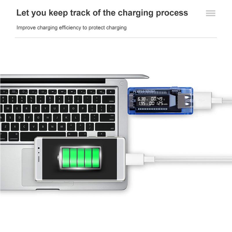 3 in 1 QC 2.0 Voltmeter Usb Tester Voltage 4V-20V Current Meter 0-3A LCD Mobile Battery Tester Power Detector USB Charger Doctor