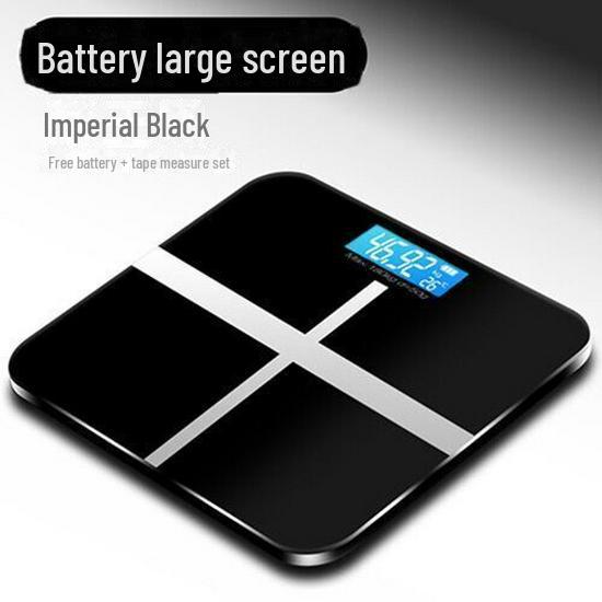 

Прецизійна вага для здоров я: Трекер схуднення та жиру в тілі для дорослих, вагітних жінок AAA battery чорний