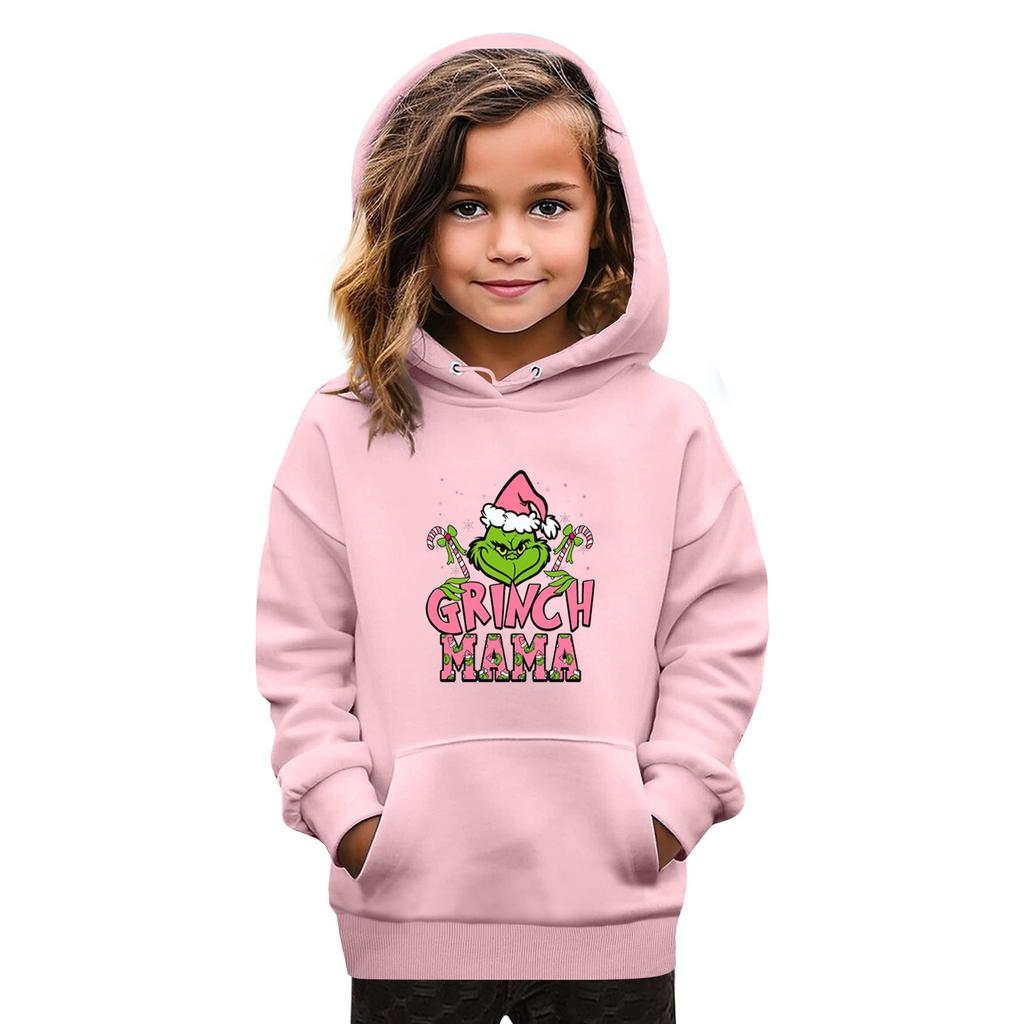 Sweatshirts For Teen Girls Hoodies Long Sleeve Drawstring Pullover Cute Oversized Hoodie Christmas Day
