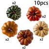 Artificial Pumpkins, Plastic Faux Vegetable Decorations, for Thanksgiving, Harvest, Home, Farmhouse, DIY Crafts, Party Ornament
