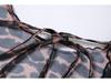 2021 Spring Women's Halter Neck Flared Sleeve Backless Slim-Fit Dress